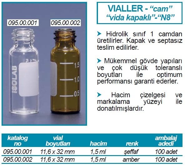 İSOLAB 095.00.002 vial